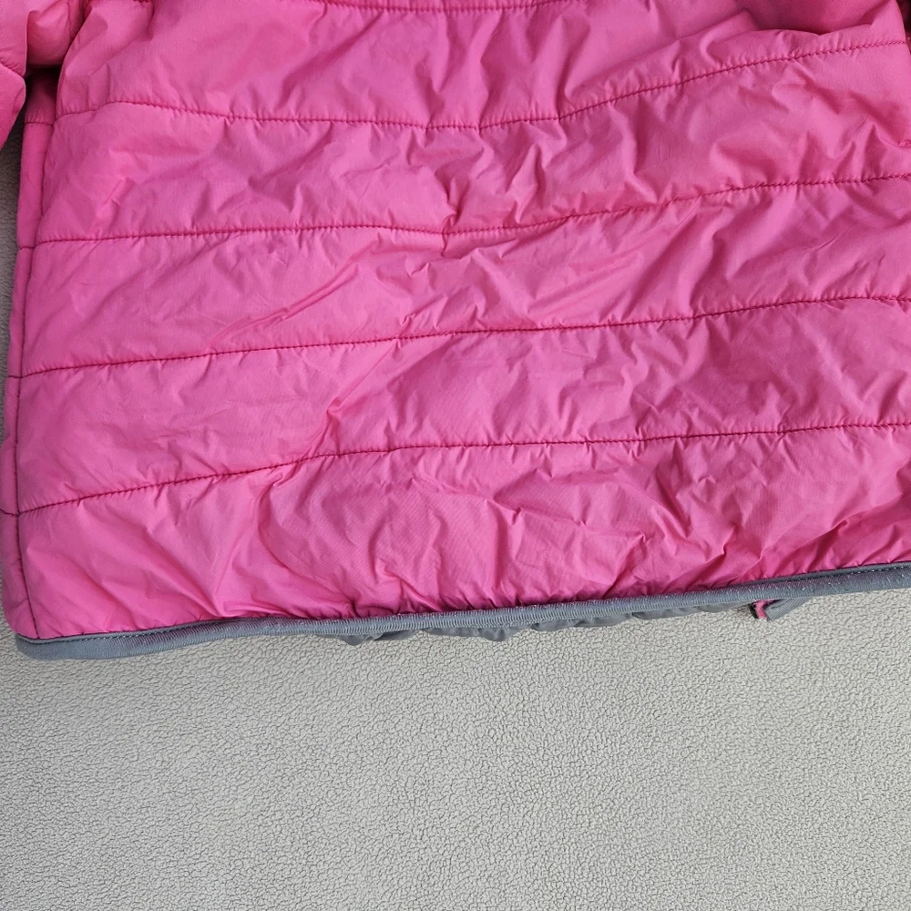 Under Armour Winter Puffer Coat Pink Water Resistant 4 Hooded Outdoor Pockets